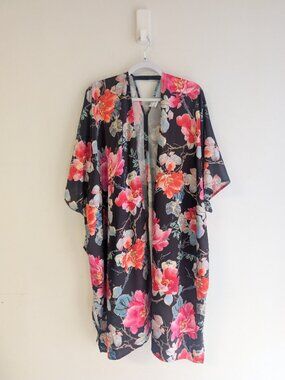 Lost in Layers Tropical Floral Kimono